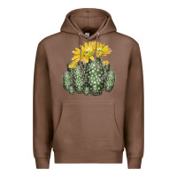 Chestnut texas rainbow cactus Premium Hoodie - LillyAllenDesigns