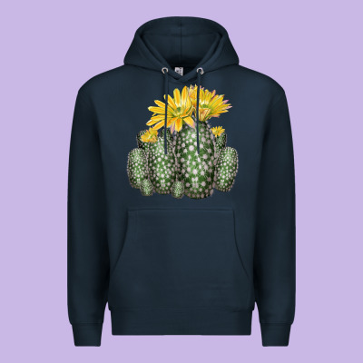 Texas Rainbow Cactus Premium Hoodie Designed By Lillyallendesigns