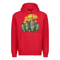 Red texas rainbow cactus Premium Hoodie - LillyAllenDesigns