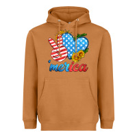 Meerkat america with heart Heavyweight Hoodie - HRA Design Shop