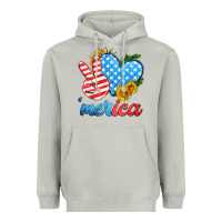 Moon Dust america with heart Heavyweight Hoodie - HRA Design Shop