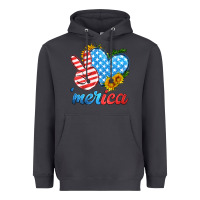 Smoke america with heart Heavyweight Hoodie - HRA Design Shop