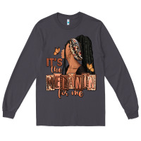 Smoke It's the melanin for me Long Sleeve Tee - RanaPortraitStore