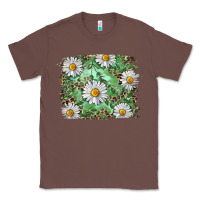 Chestnut Daisy leopard Classic Tee - RanaPortraitStore