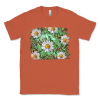 Copper Daisy leopard Classic Tee - RanaPortraitStore