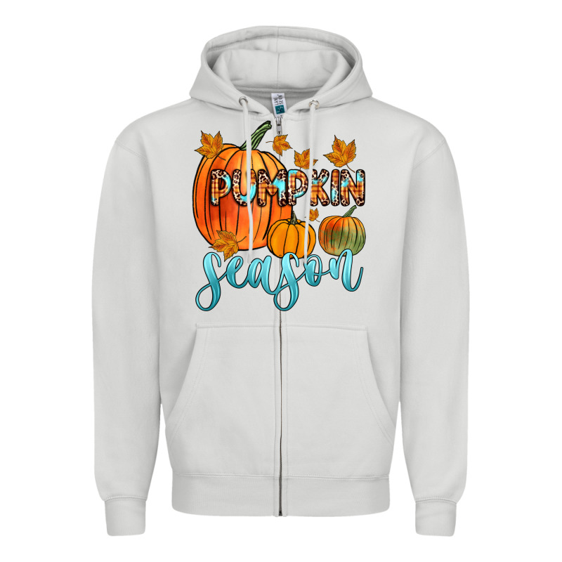 Pumpkin Season Zipper Hoodie by Zillion Design Studio | Teevron