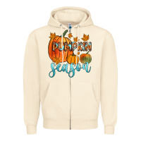 Sandshell pumpkin season Zipper Hoodie - Zillion Design Studio