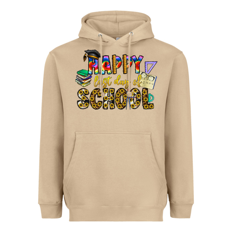 Happy Last Day Of School Heavyweight Hoodie by CowhideDigitalArt | Teevron