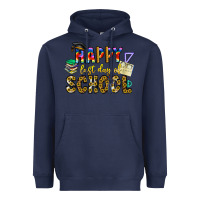 Navy happy last day of school Heavyweight Hoodie - CowhideDigitalArt