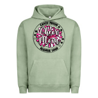 Pigment Oil Green cheer mom Urban Hoodie - MaliasSmallBusiness