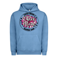 Pigment Pebble Blue cheer mom Urban Hoodie - MaliasSmallBusiness