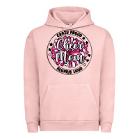 Pigment Salmon cheer mom Urban Hoodie - MaliasSmallBusiness