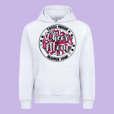 Cheer Mom Urban Hoodie Designed By Maliassmallbusiness