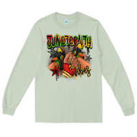 Matcha Juneteenth vibes black girl sneakers Long Sleeve Tee - RanaPortraitStore