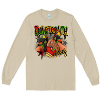 Mushroom Juneteenth vibes black girl sneakers Long Sleeve Tee - RanaPortraitStore