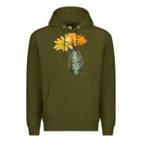 Army Green texas rainbow cactus Premium Hoodie - LillyAllenDesigns