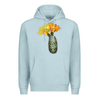 Blue Mist texas rainbow cactus Premium Hoodie - LillyAllenDesigns