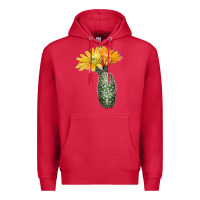 Cardinal texas rainbow cactus Premium Hoodie - LillyAllenDesigns