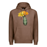 Chestnut texas rainbow cactus Premium Hoodie - LillyAllenDesigns