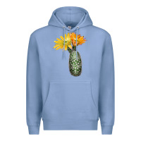 Colony Blue texas rainbow cactus Premium Hoodie - LillyAllenDesigns