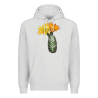 Dove Grey texas rainbow cactus Premium Hoodie - LillyAllenDesigns