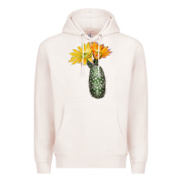Pale Pink texas rainbow cactus Premium Hoodie - LillyAllenDesigns
