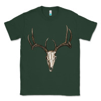 Sports Green Deer Skull Classic Tee - RanaPortraitStore