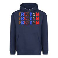 Navy 4th of july freedom Heavyweight Hoodie - HRA Design Shop