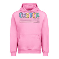 Fuchsia Pink easter  Bunny Kısses Urban Hoodie - MaliasSmallBusiness