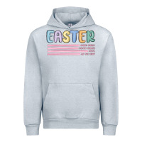 Heather Grey easter  Bunny Kısses Urban Hoodie - MaliasSmallBusiness