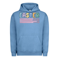 Pigment Pebble Blue easter  Bunny Kısses Urban Hoodie - MaliasSmallBusiness