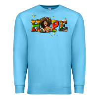 Ocean Blue hope juneteenth Premium Sweatshirt - AdoDesignShop