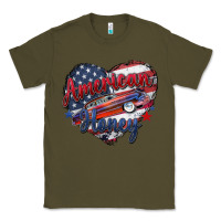 Army Green American honey Classic Tee - Zillion Design Studio