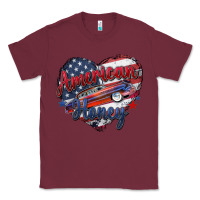 Burgundy American honey Classic Tee - Zillion Design Studio