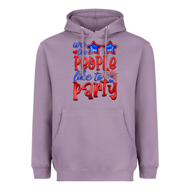 We People Like The Party Heavyweight Hoodie by HRA Design Shop | Teevron