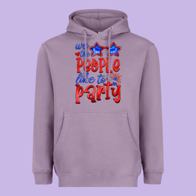We People Like The Party Heavyweight Hoodie Designed By Hra Design Shop