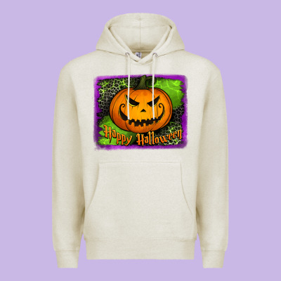 Happy Halloween Pumpkin Premium Hoodie Designed By Jasminsmagicworld