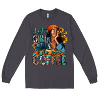 Smoke Just a girl who loves coffee Long Sleeve Tee - RanaPortraitStore