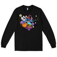 Black stitch heart halloween Long Sleeve Tee - AdoDesignShop