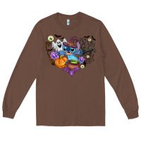 Chestnut stitch heart halloween Long Sleeve Tee - AdoDesignShop