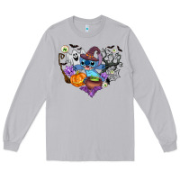 Moon Dust stitch heart halloween Long Sleeve Tee - AdoDesignShop