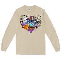 Mushroom stitch heart halloween Long Sleeve Tee - AdoDesignShop