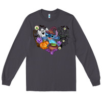 Smoke stitch heart halloween Long Sleeve Tee - AdoDesignShop