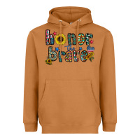 Meerkat honor the brave Heavyweight Hoodie - CowhideDigitalArt