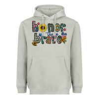 Moon Dust honor the brave Heavyweight Hoodie - CowhideDigitalArt
