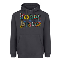 Smoke honor the brave Heavyweight Hoodie - CowhideDigitalArt