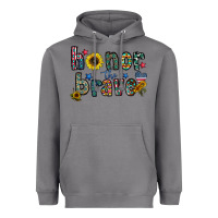 Storm honor the brave Heavyweight Hoodie - CowhideDigitalArt