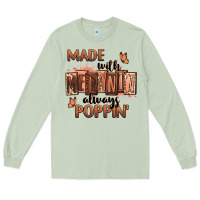 Matcha Made with melanin always poppin' Long Sleeve Tee - RanaPortraitStore