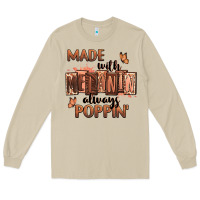 Mushroom Made with melanin always poppin' Long Sleeve Tee - RanaPortraitStore