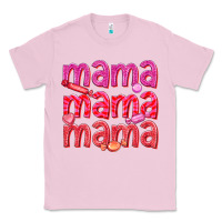 Bubblegum Pink mama mama mama valentines day Classic Tee - texasbilliewilder